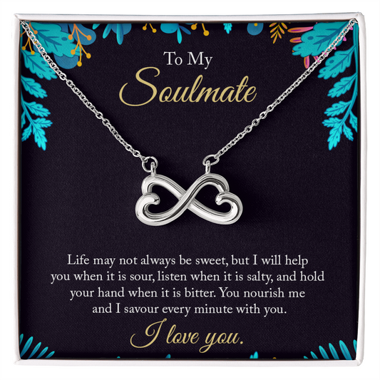 To My Soulmate Endless Love Necklace